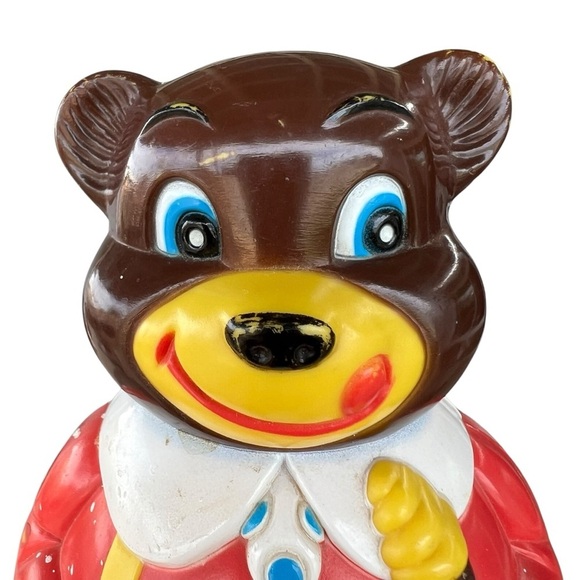 VTG Roly Poly Musical Chime Bear Toy The First Years Ice Cream 6” Patina Charm - Picture 6 of 9
